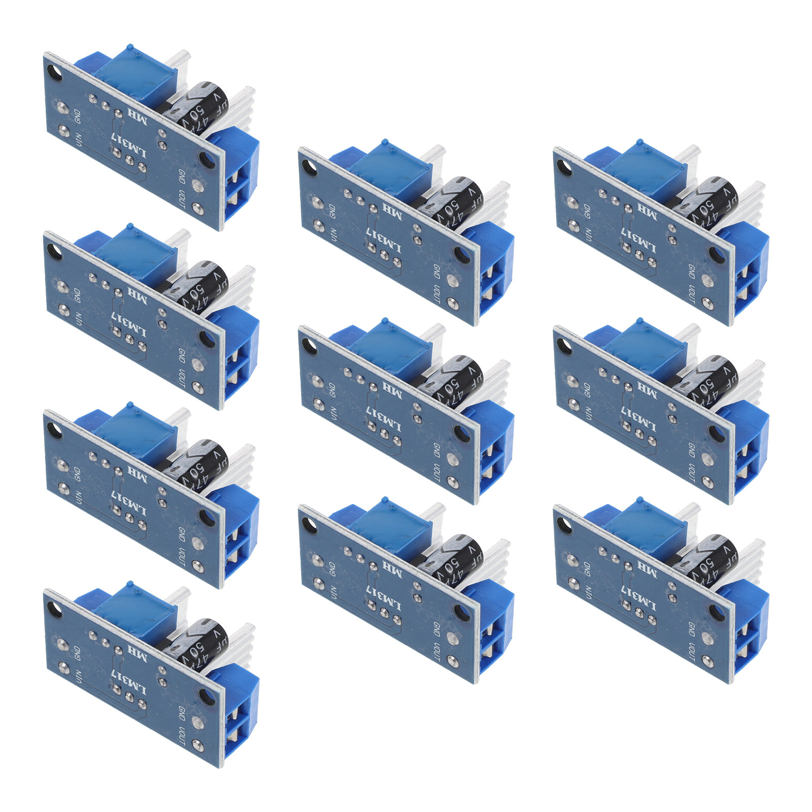Linear Lab Power Supply Adjustable - 10 Adet Ayarlanabilir Voltaj Regülatör Modülü,