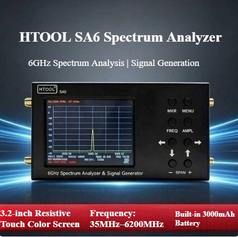 Signal Generator Spectrum Analyzer - El Tipi Spektrum Analizörü 35MHz‑6.2GHz RF
