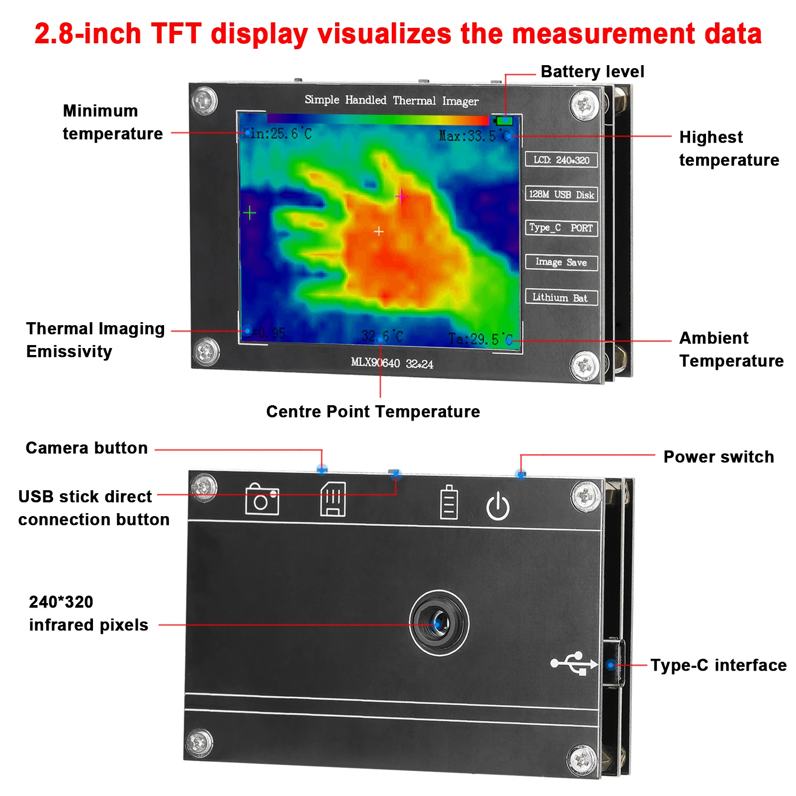 32*24 Termal Görüntüleyici -40 - Thermal Imaging Camera Pcb Repair incelemesi ve fiyatı