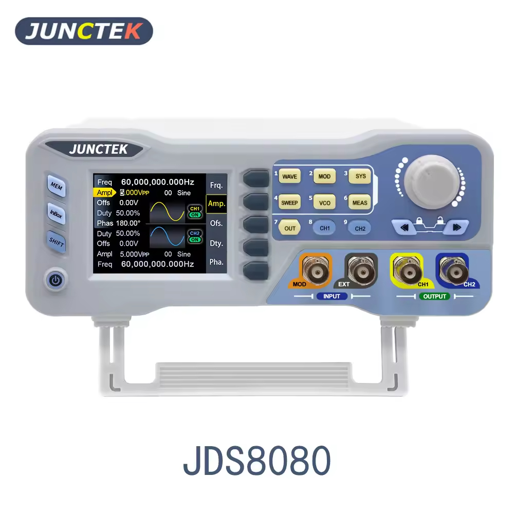 JDS8080 JUNCTEK 80MHz Çift Kan - Function Arbitrary Waveform Generator incelemesi ve fiyatı